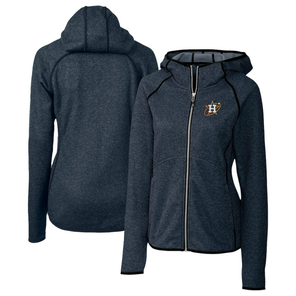 Houston Astros Cutter & Buck Women's City Connect Mainsail Full-Zip Hooded Jacket Sale