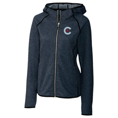 Chicago Cubs Cutter & Buck Women's City Connect Mainsail Full-Zip Hooded Jacket Lifestyle
