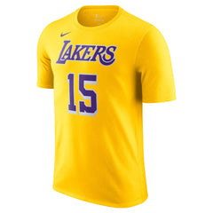 Nike - Austin Reaves Los Angeles Lakers Icon Edition Name & Number T-Shirt - Gold