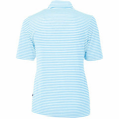 Chicago Cubs Cutter & Buck Women's City Connect Virtue Eco Pique Stripe Recycled Top Sale