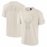 Fanatics - Milwaukee Bucks Elements Iconic T-Shirt - Cream