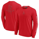 Fanatics - Houston Rockets Elements Strive Long Sleeve T-Shirt - Red