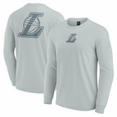 Fanatics - Los Angeles Lakers Elements Strive Long Sleeve T-Shirt - Gray