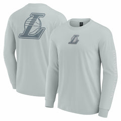 Fanatics - Los Angeles Lakers Elements Strive Long Sleeve T-Shirt - Gray
