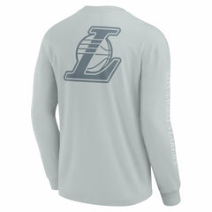 Fanatics - Los Angeles Lakers Elements Strive Long Sleeve T-Shirt - Gray