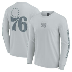 Fanatics - Philadelphia 76ers Elements Strive Long Sleeve T-Shirt - Gray