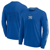 Fanatics - Philadelphia 76ers Elements Strive Long Sleeve T-Shirt - Royal
