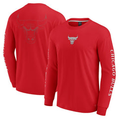Fanatics - Chicago Bulls Elements Strive Long Sleeve T-Shirt - Red