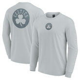 Fanatics - Boston Celtics Elements Strive Long Sleeve T-Shirt - Gray