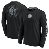 Fanatics - Brooklyn Nets Elements Strive Long Sleeve T-Shirt - Black
