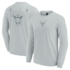Fanatics - Chicago Bulls Elements Strive Long Sleeve T-Shirt - Gray