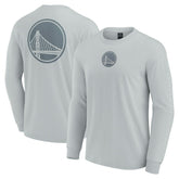 Fanatics - Golden State Warriors Elements Strive Long Sleeve T-Shirt - Gray