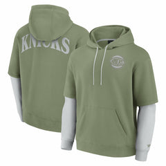 Fanatics - New York Knicks Elements Sleek Pullover Hoodie - Olive