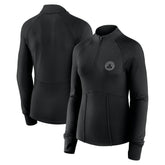 Fanatics - Boston Celtics Women's Elements Match Raglan Quarter-Zip Top - Black