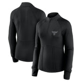 Fanatics - Chicago Bulls Women's Elements Match Raglan Quarter-Zip Top - Black