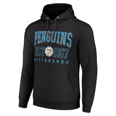 Pittsburgh Penguins Starter Retro Graphic Pullover Hoodie Black