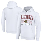Chicago Blackhawks Starter Retro Graphic Pullover Hoodie White