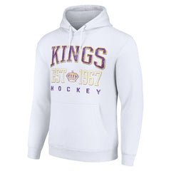 Los Angeles Kings - Starter Retro Graphic Pullover Hoodie White