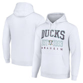 Anaheim Ducks - Starter Retro Graphic Pullover Hoodie White