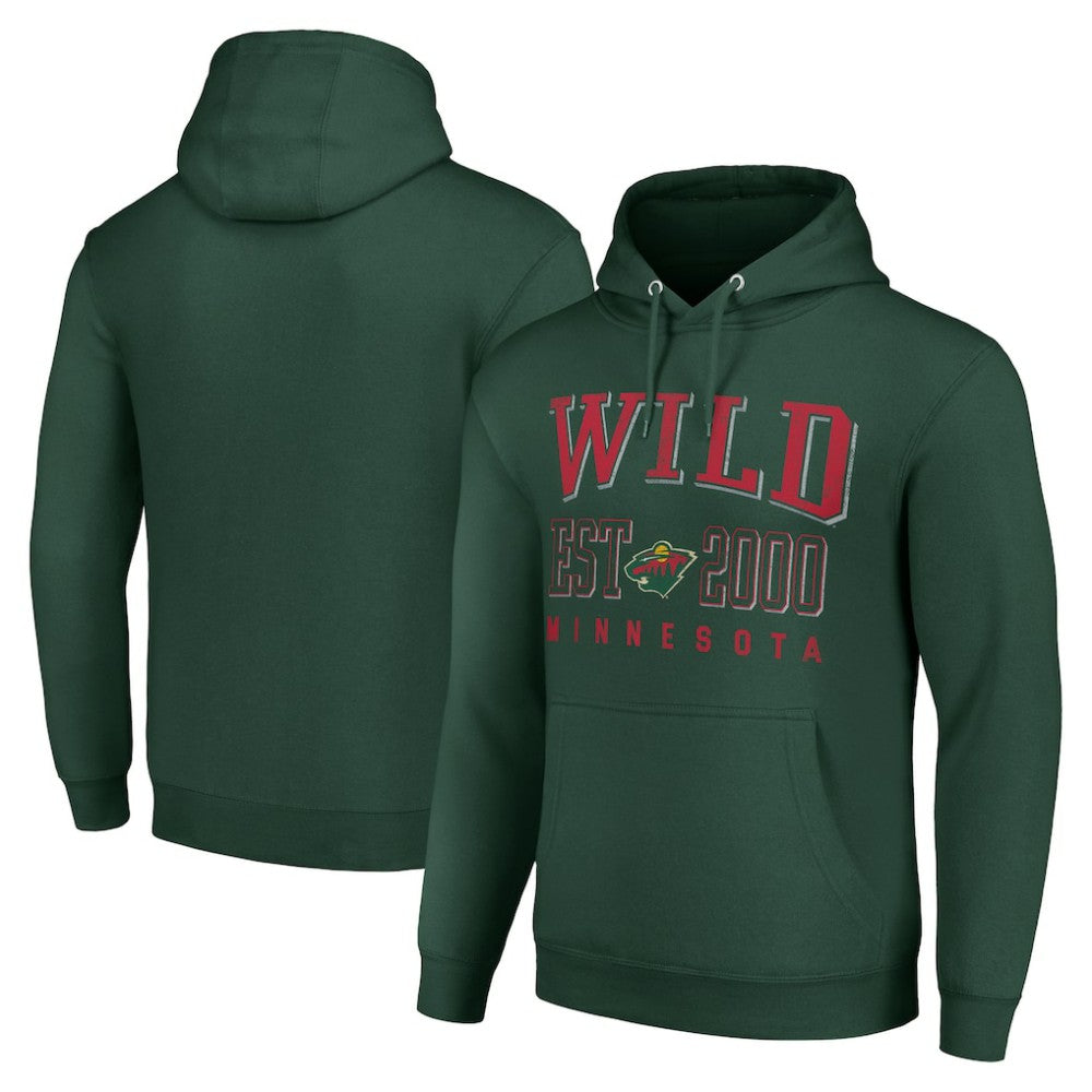 Minnesota Wild - Starter Graphic Pullover Hoodie Green