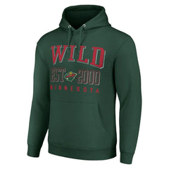 Minnesota Wild - Starter Graphic Pullover Hoodie Green