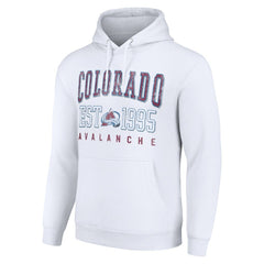 Colorado Avalanche - Starter Graphic Pullover Hoodie White