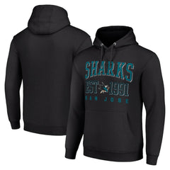San Jose Sharks - Starter Graphic Pullover Hoodie Black