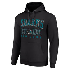 San Jose Sharks - Starter Graphic Pullover Hoodie Black