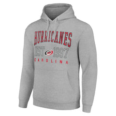 Carolina Hurricanes - Starter Graphic Pullover Hoodie Heather Gray
