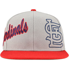 St. Louis Cardinals Mitchell & Ness Knock Out Panel Snapback Hat On Sale