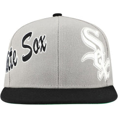 Chicago White Sox Mitchell & Ness Knock Out Panel Snapback Hat for sale