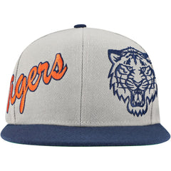 Detroit Tigers Mitchell & Ness Knock Out Panel Snapback Hat Lifestyle