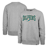 Miami Dolphins '47 Varsity Block Headline Pullover Sweatshirt Gray - 47 brand