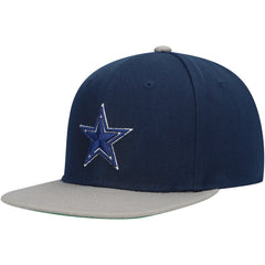 Dallas Cowboys Youth Two-Tone Snapback Hat Navy/Silver - Mitchell & Ness