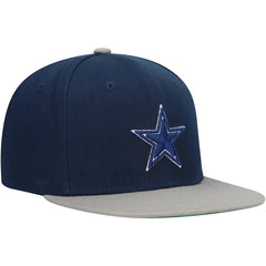 Dallas Cowboys Youth Two-Tone Snapback Hat Navy/Silver - Mitchell & Ness