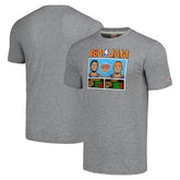 NBA - Jalen Brunson & Josh Hart New York Knicks Homage Unisex NBA Jam Tri-Blend T-Shirt - Gray