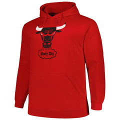 Mitchell & Ness - Chicago Bulls Hardwood Classics Big & Tall Pullover Hoodie - Red
