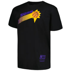 Mitchell & Ness - Phoenix Suns Big & Tall Hardwood Classics Vintage Logo T-Shirt - Black