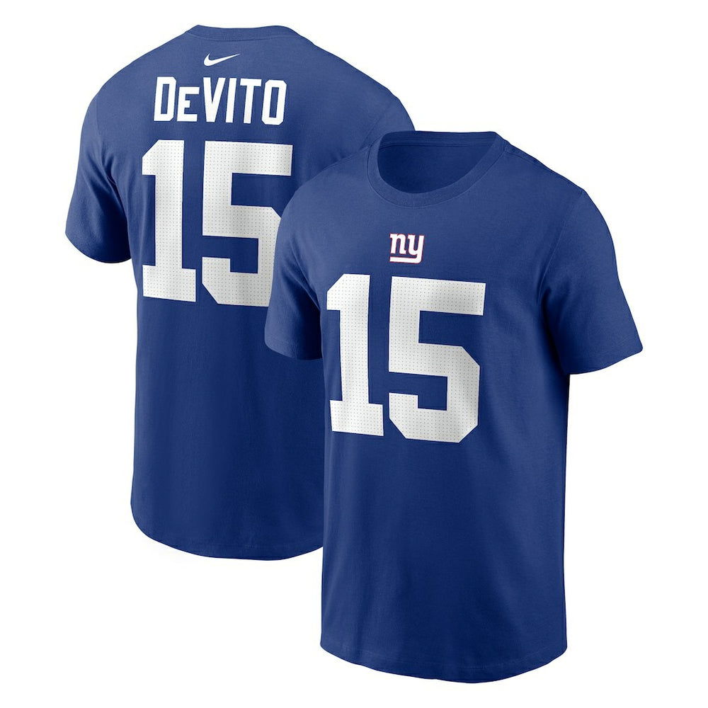 Tommy DeVito New York Giants Name & Number T-Shirt Royal - Nike