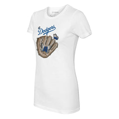 Los Angeles Dodgers Tiny Turnip Women's Butterfly Glove T-Shirt Sale