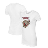 Arizona Diamondbacks Tiny Turnip Women's Butterfly Glove T-Shirt On Sale