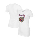 Atlanta Braves Tiny Turnip Women's Butterfly Glove T-Shirt Lifestyle