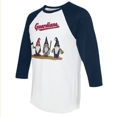 Cleveland Guardians Tiny Turnip Unisex Gnomes 3/4-Sleeve Raglan T-Shirt Near Me