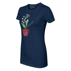 Atlanta Braves Tiny Turnip Women's Lilies & Ladybugs T-Shirt Clearance