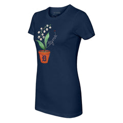 Detroit Tigers Tiny Turnip Women's Lilies & Ladybugs T-Shirt Clearance