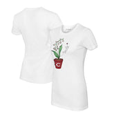 Cincinnati Reds Tiny Turnip Women's Lilies & Ladybugs T-Shirt discount