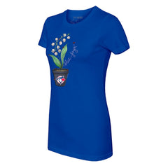 Toronto Blue Jays Tiny Turnip Women's Lilies & Ladybugs T-Shirt discount