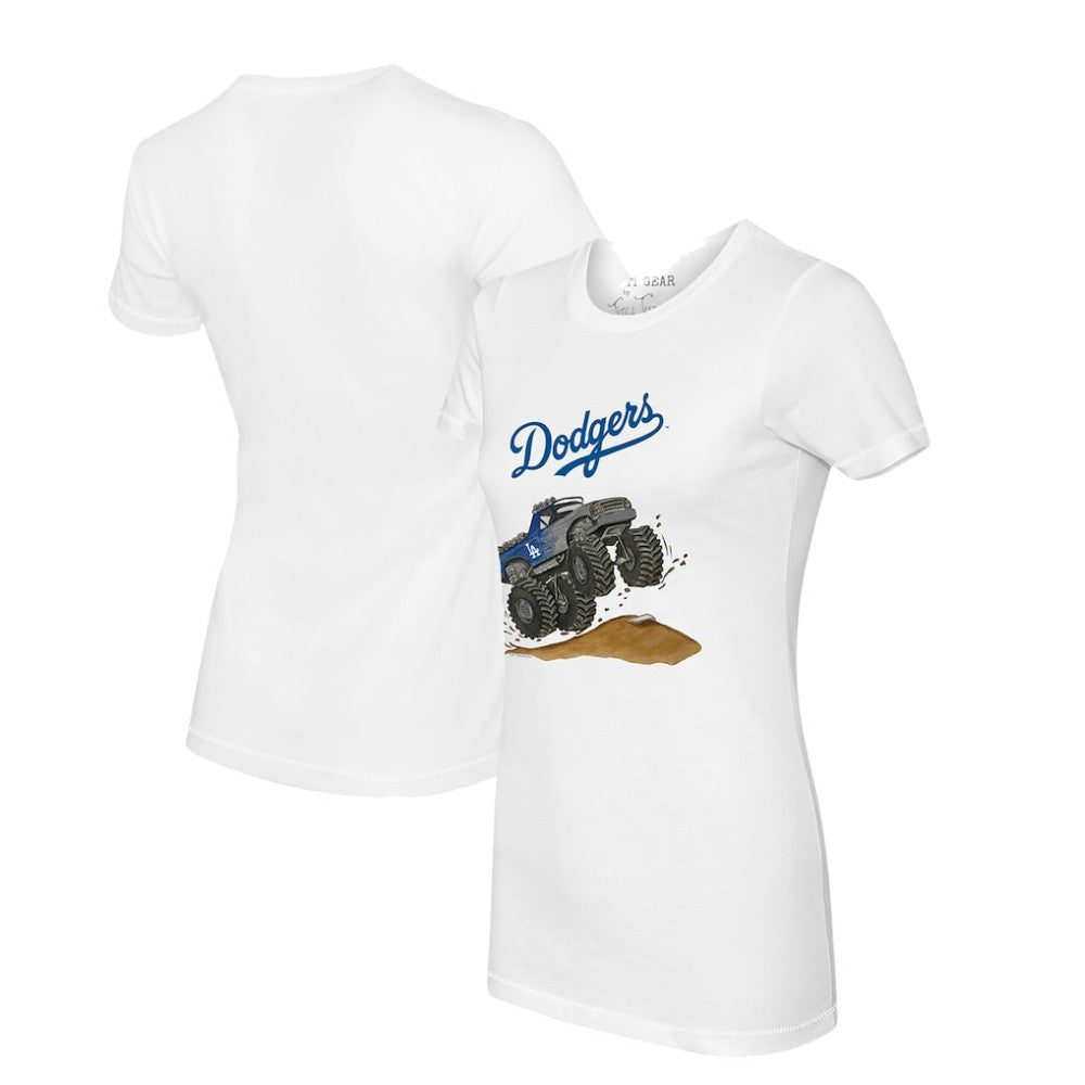 Los Angeles Dodgers Tiny Turnip Women's Monster Truck T-Shirt Near Me
