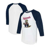 Washington Nationals Tiny Turnip Unisex Triceratops 3/4-Sleeve Raglan T-Shirt Near Me