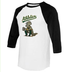 Athletics Tiny Turnip Unisex Triceratops 3/4-Sleeve Raglan T-Shirt On Sale